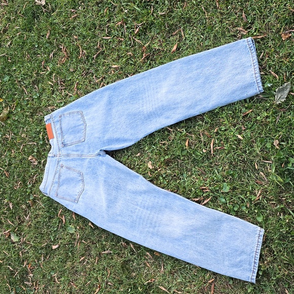 NWT Princess Polly Holly Asymmetrical Straight Leg Jeans Size 12 - Picture 8 of 15